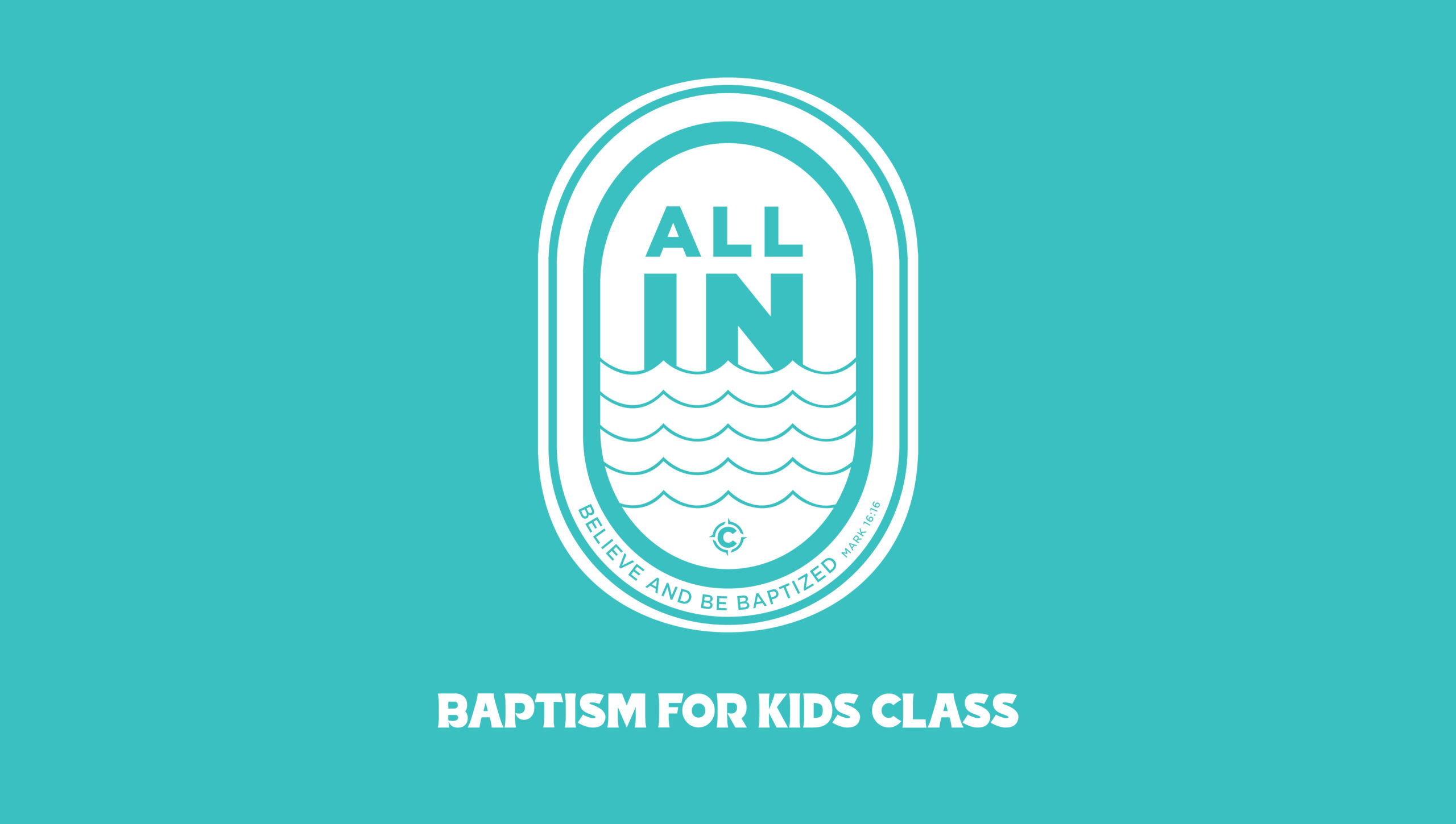 Baptism for Kids Compass Christian Church