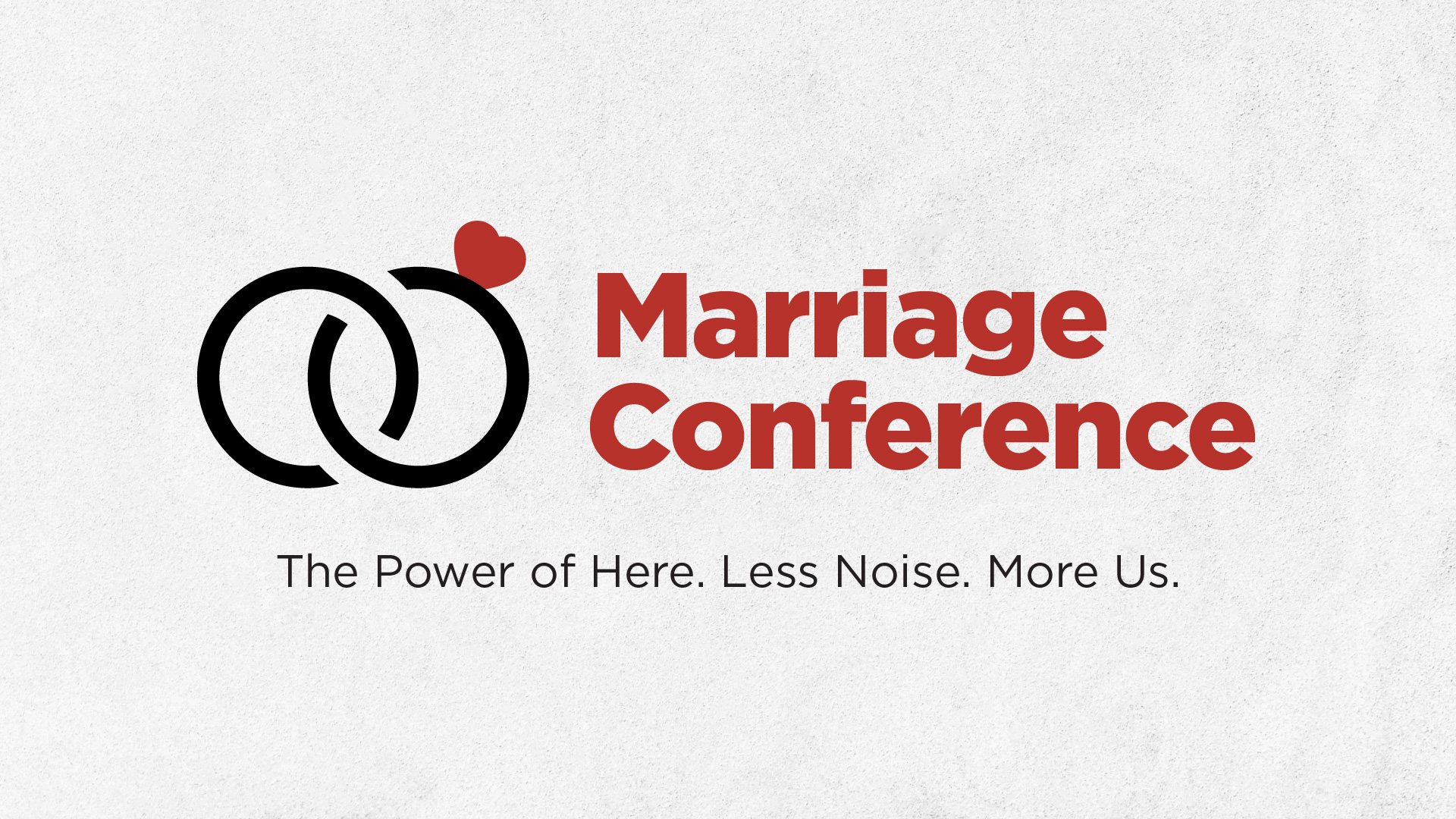 Marriage Conference